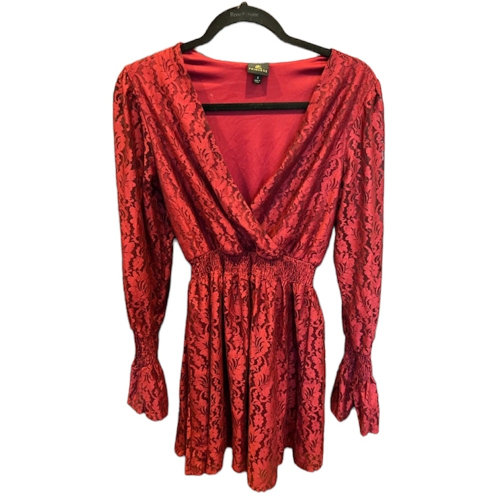 Disney Princess Maroon Lace Dress